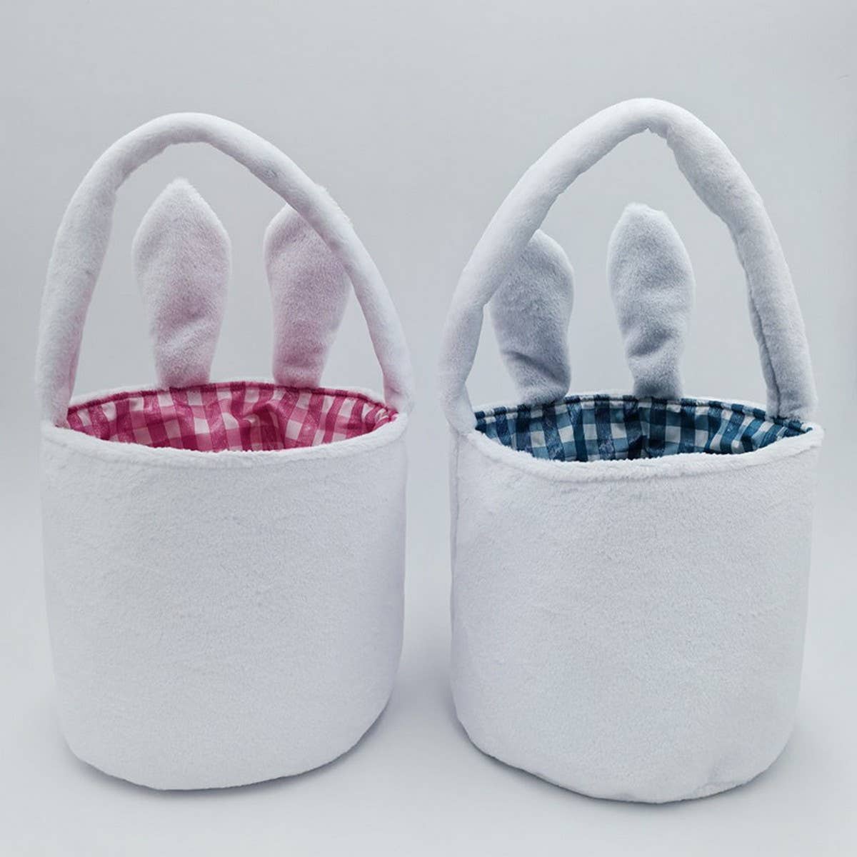 EASTER BASKET BUNNY DOLL FABRIC BASKET DECORATION