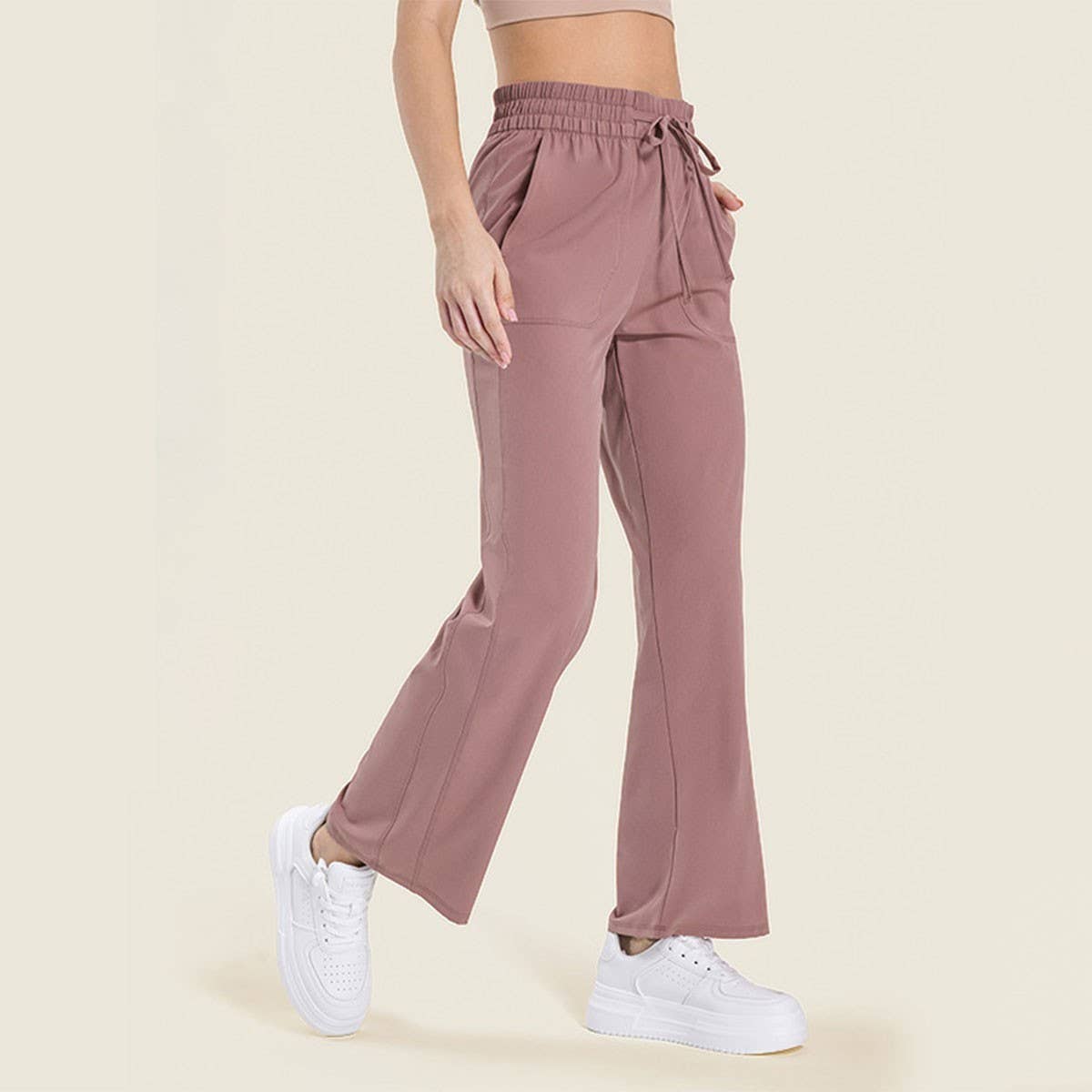 Women's High Waist Slimming Drawstring Pants