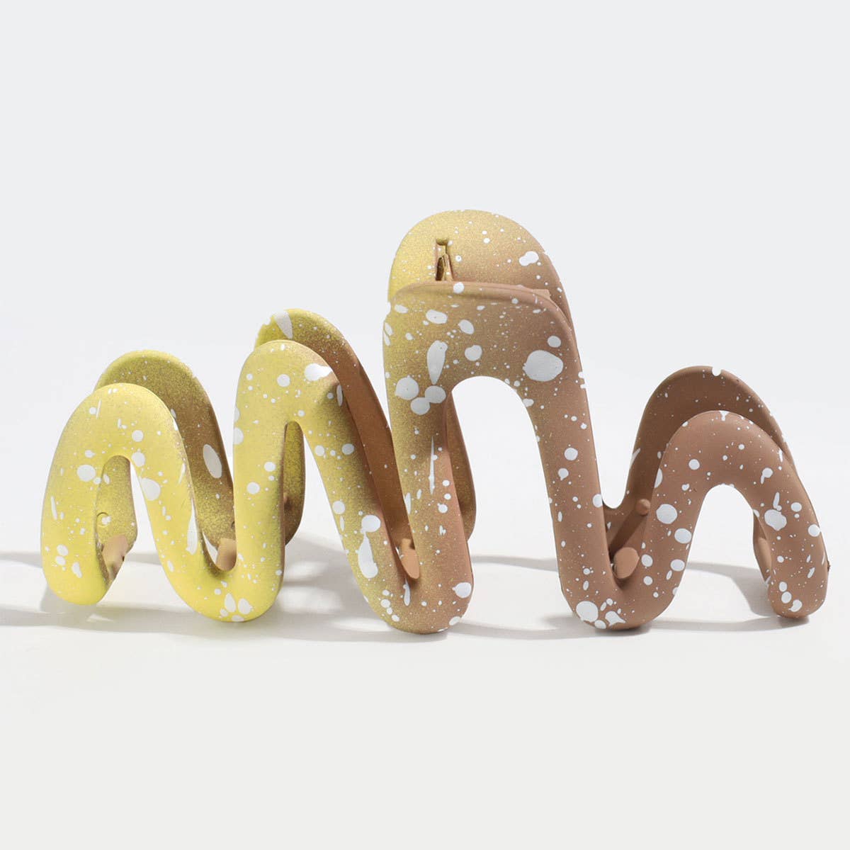 Fashion Gradient Ink-Wave Hair Claw Commuter Clip_CWAHA2205