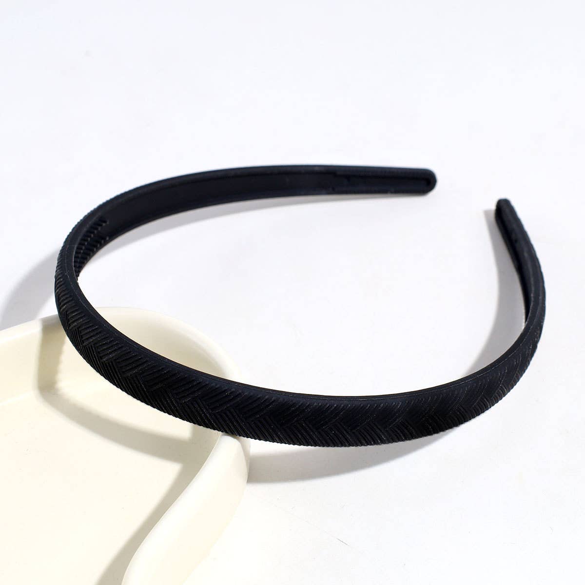 SIMPLE SOLID COLOR THIN TWILL HEADBAND_CWAHA2325