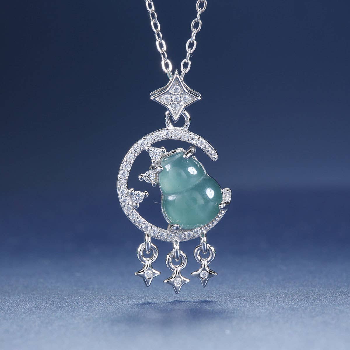 Sensory Fortune Star Moon Collarbone chain