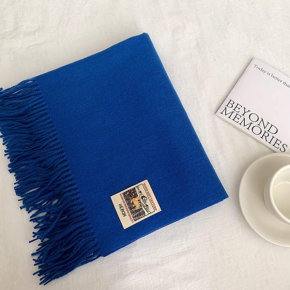 Solid Color Faux Cashmere Scarf -Winter Wrap_CWASC2303