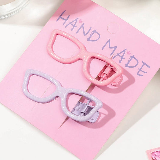 Colorful Enamel Hair Clip, Gradient Metal Duckbill_CWAHA1640