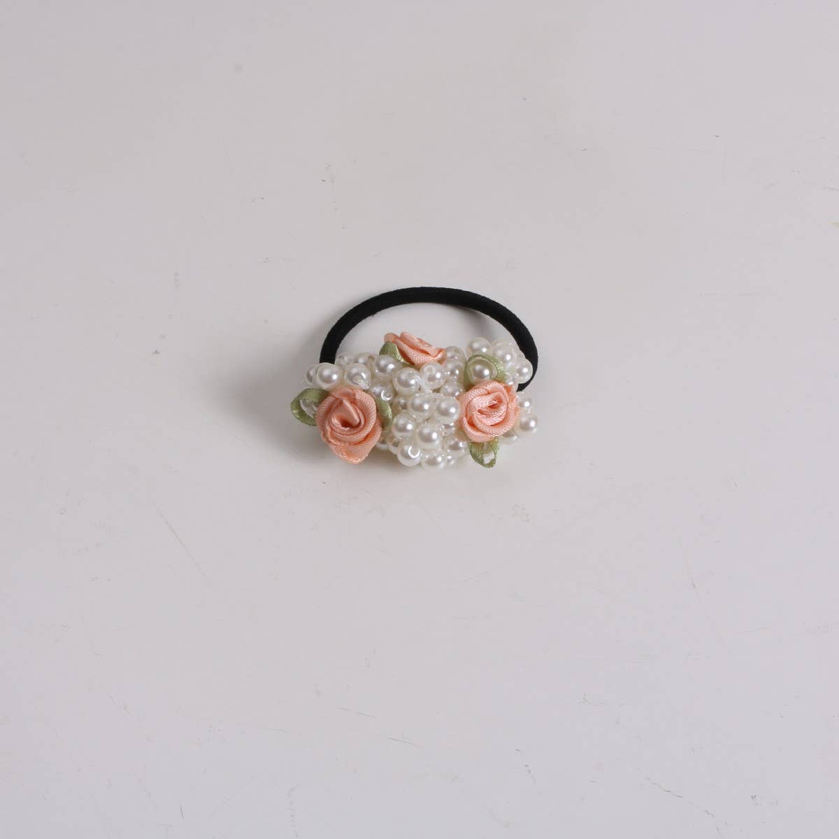 Cute Floral Pearl Hair Tie for Sweet Girls