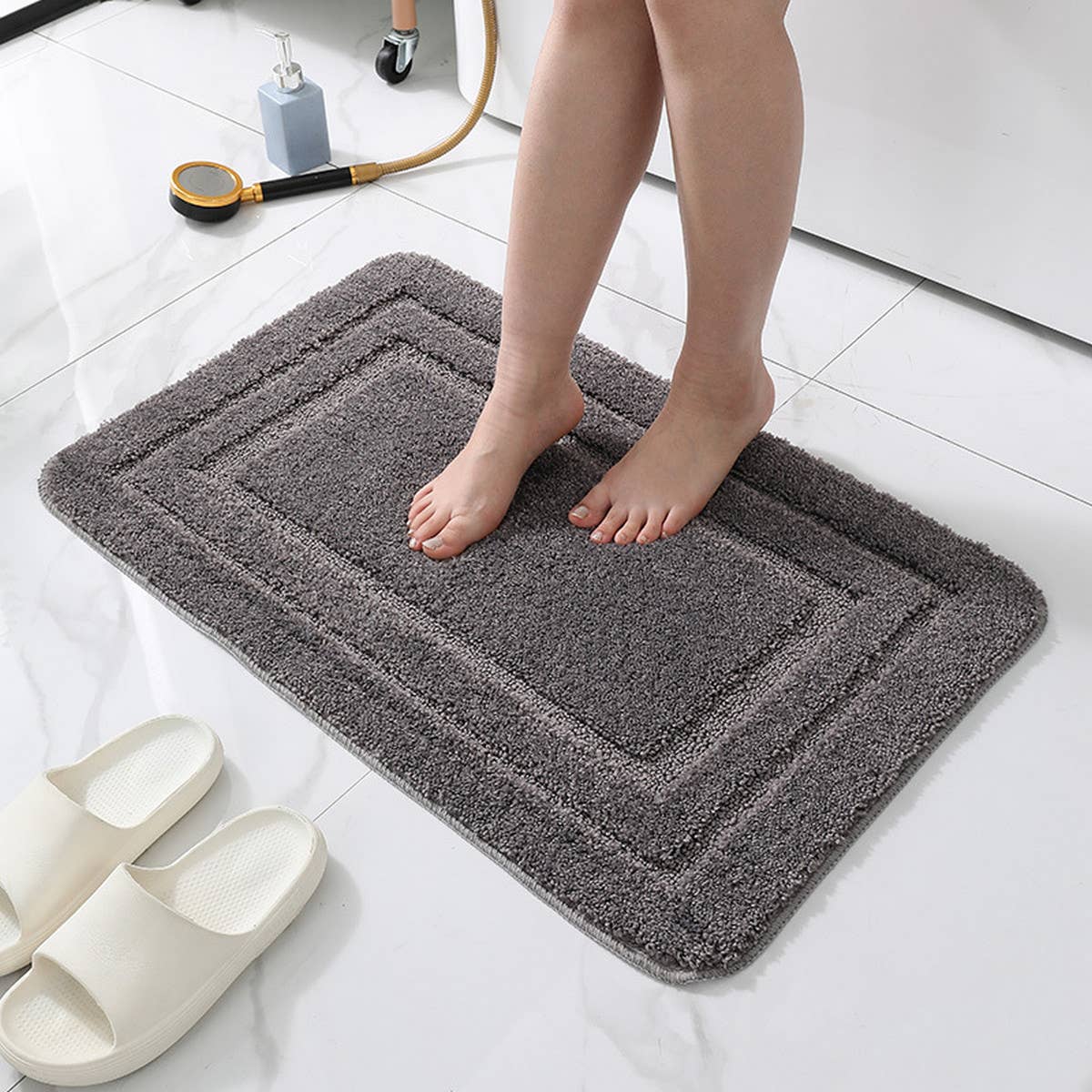 NEW ABSORBENT U-SHAPED BATHROOM MAT