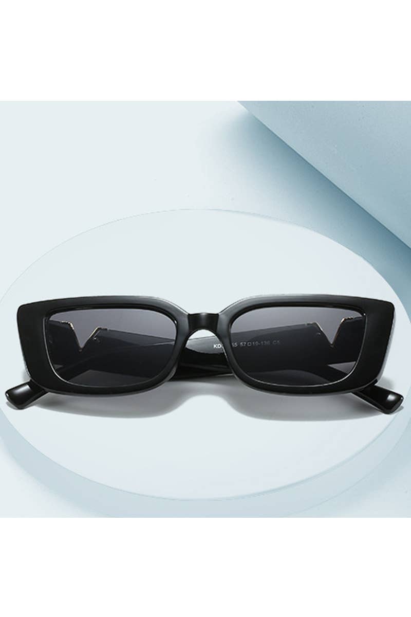 WIDE FRAME CAT EYE FASHION SUNGLASSES
