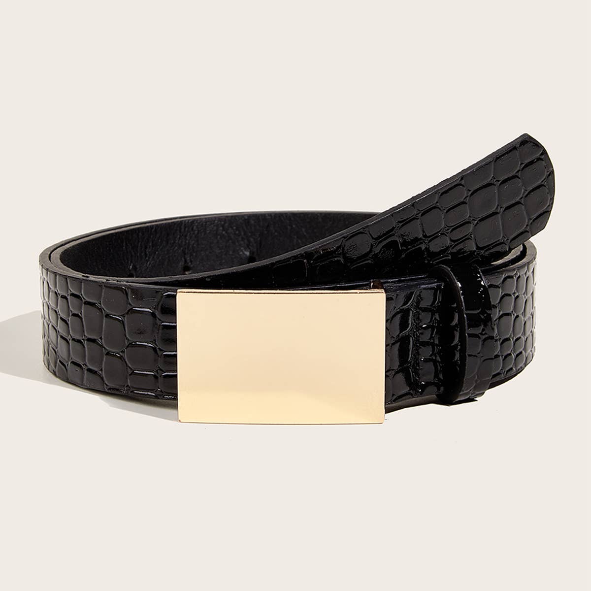 VERSATILE SIMPLE SQUARE BUCKLE BELT_CWABE0450