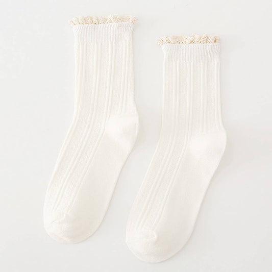 AUTUMN AND WINTER COLLEGE STYLE MID-TUBE SOCKS_CWMS0980