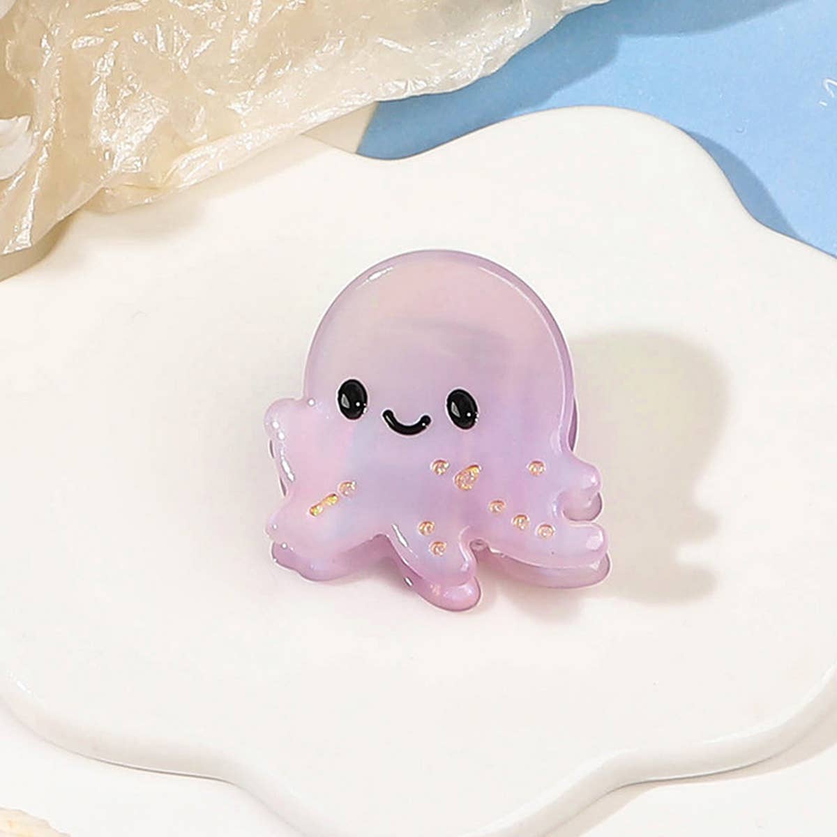 CUTE OCEAN STARFIS,SEA SNAIL SMALL ACETATE HAIR CLAW CLIPS