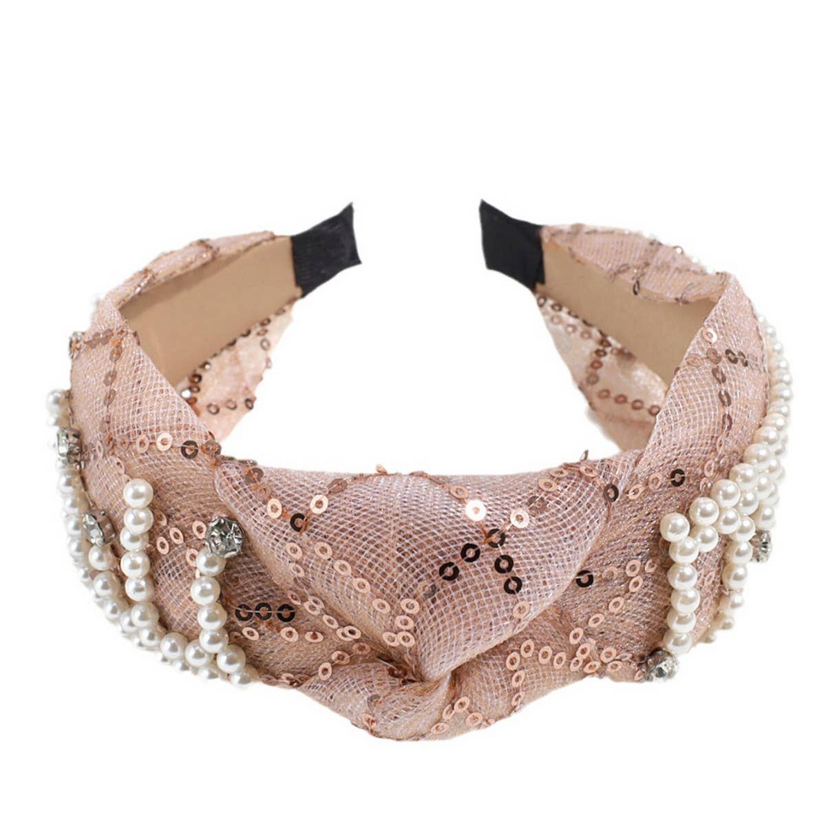 HIGH HEAD PRESSURE MESH KNOTTED HEADBAND