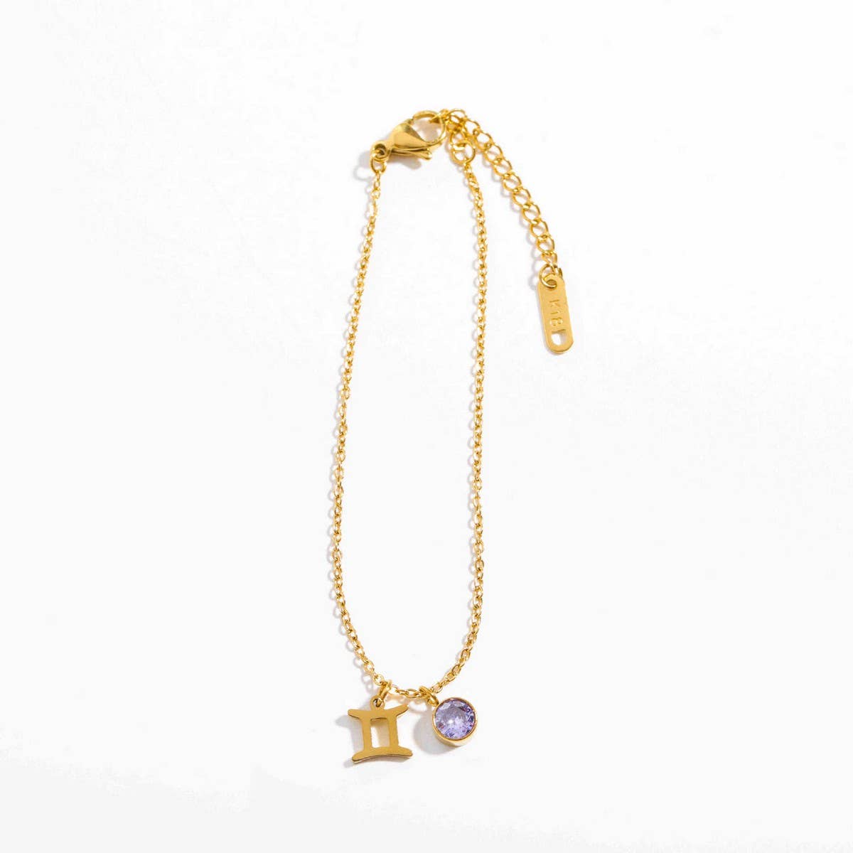 12 ZODIAC SIGNS ZIRCON HOROSCOPE RUNE BRACELET_CWAJE1611