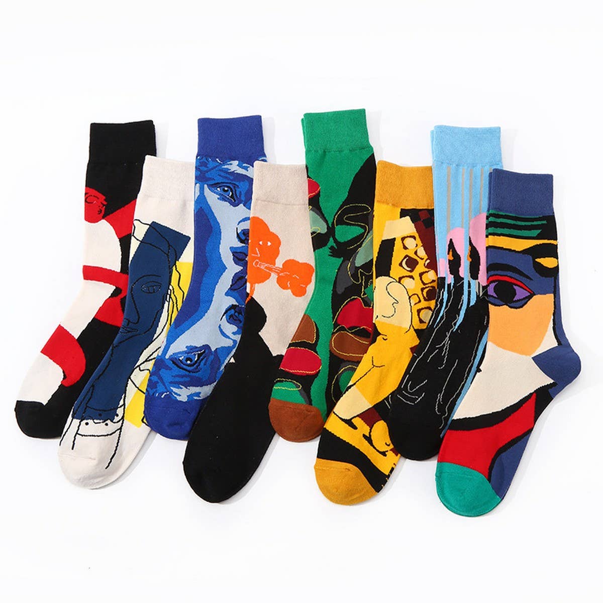 AUTUMN AND WINTER SERIES CASUAL MIDDLE TUBE SOCKS_CWMS1022