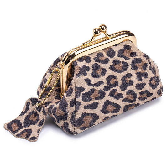 Women¡¯s Leopard Leather Wallet ? Small Coin Bag_CUAB00397