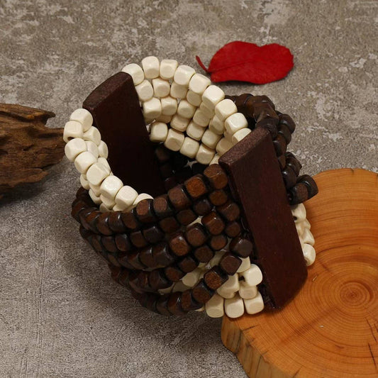 RETRO POPULAR COCONUT SHELL BRACELET_CWMM4421
