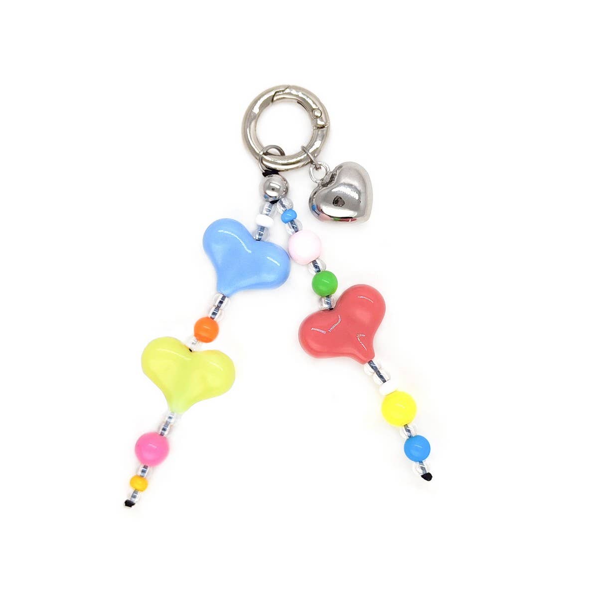 CWMM8691_DOPAMINE LOVE SIMPLE MOBILE PHONE BEADED CHAIN