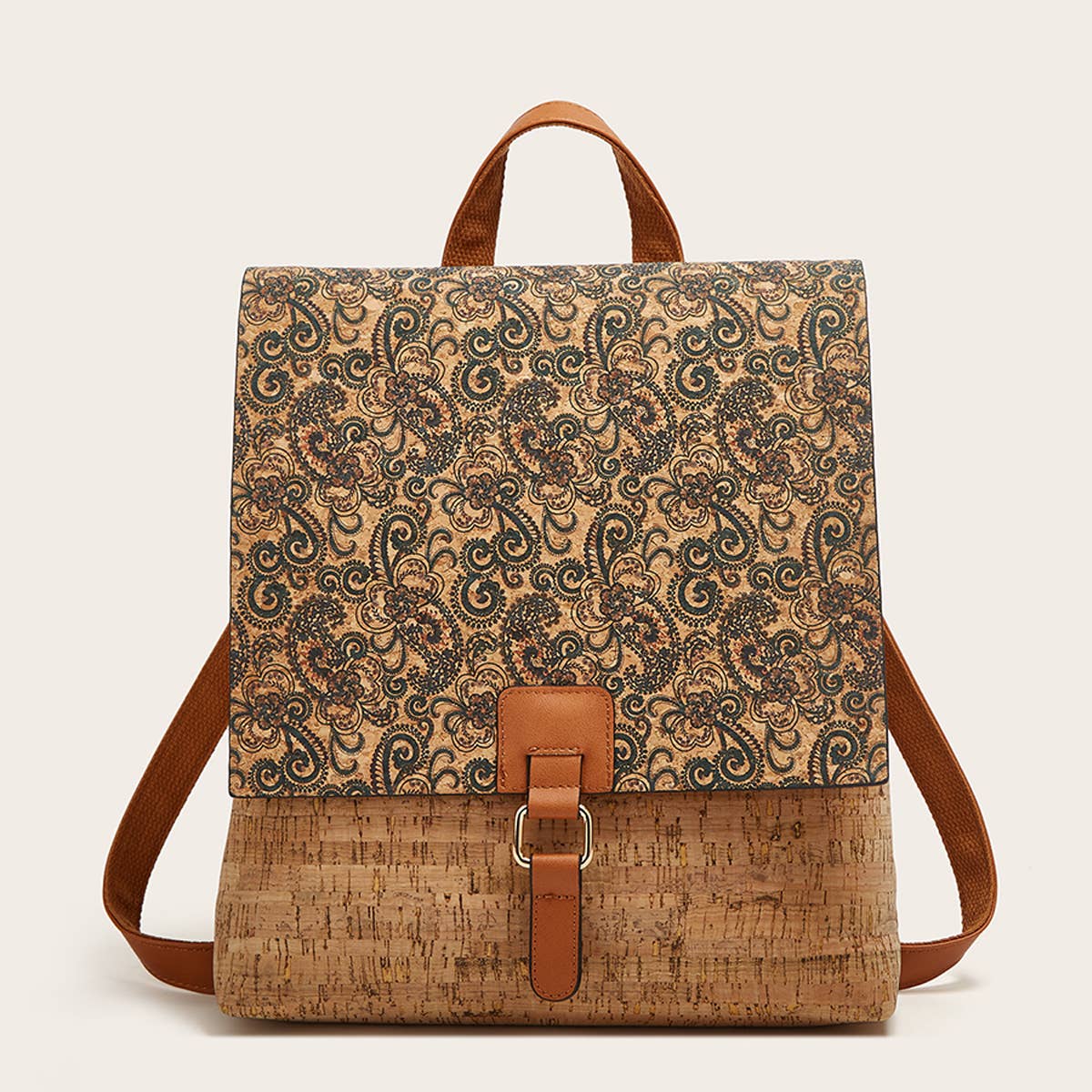 RETRO PRINT LARGE CAPACITY BACKPACK_CWAB2644