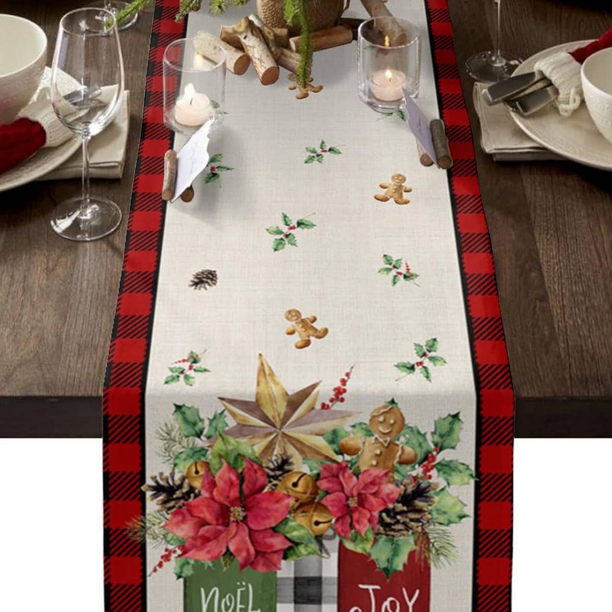 HOME VALENTINE'S DAY PRINTED TABLECLOTH