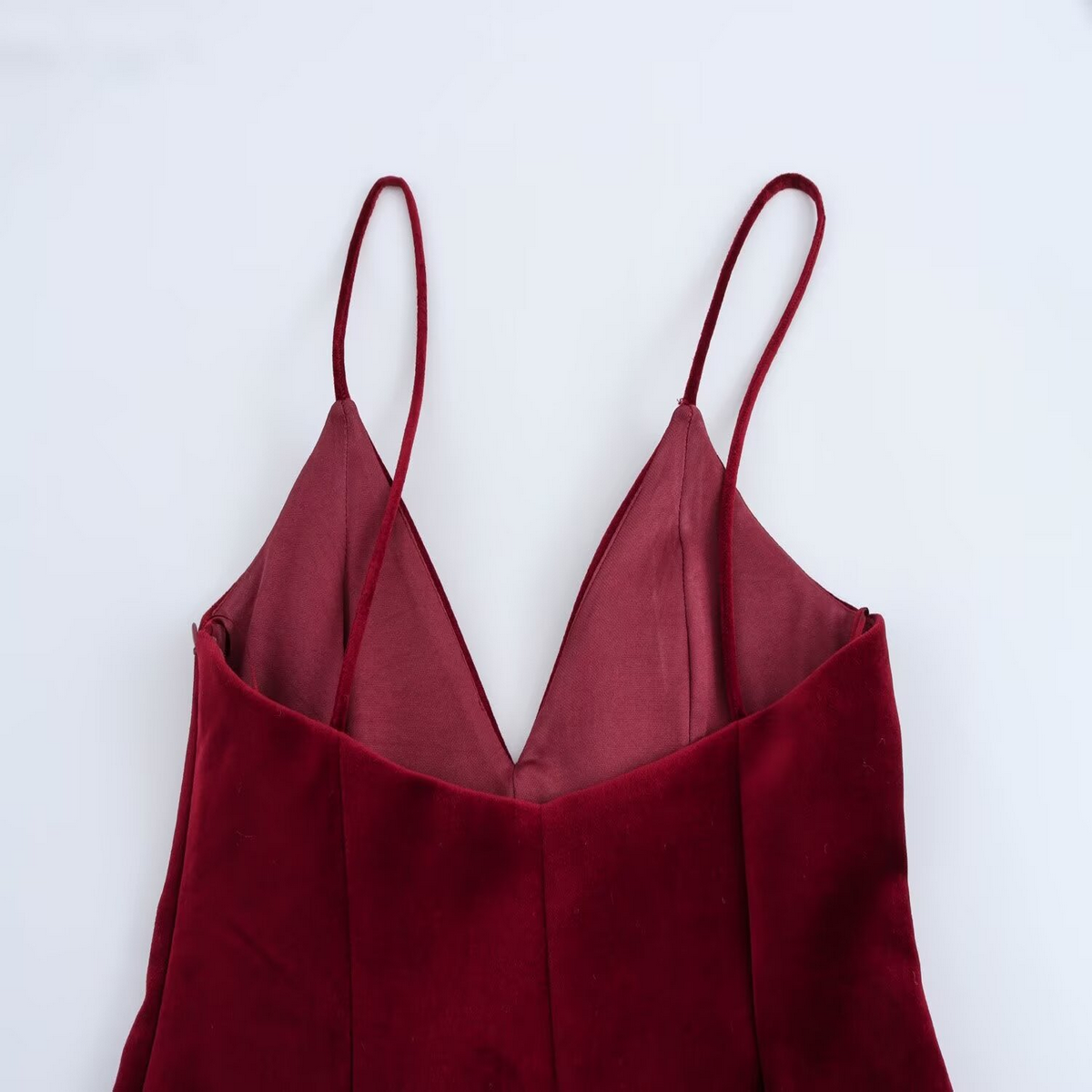 Women??¢s Velvet Mini Dress French Fashion Style_CWDMD5810