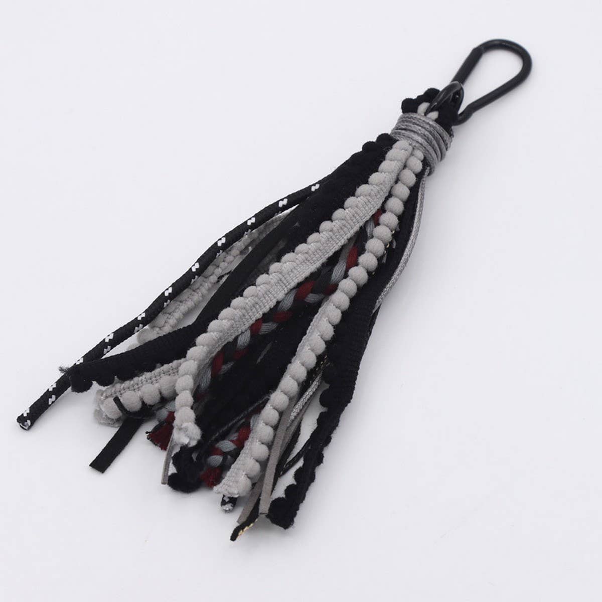SOLID COLOR VELVET TASSEL KEYCHAIN BAG PENDANT_CWMM3555