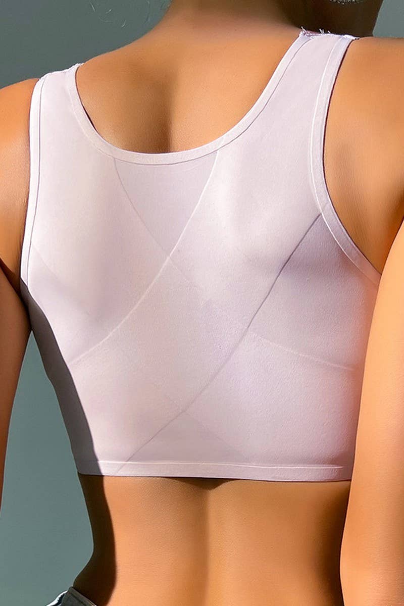 CWMU00295_FRENCH LACE FRONT CLOSURE THIN PUSH-UP BRA