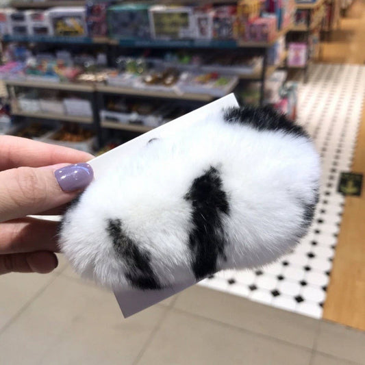 Furry Mink Hair Clip ? Cute Fluffy BB Barrette
