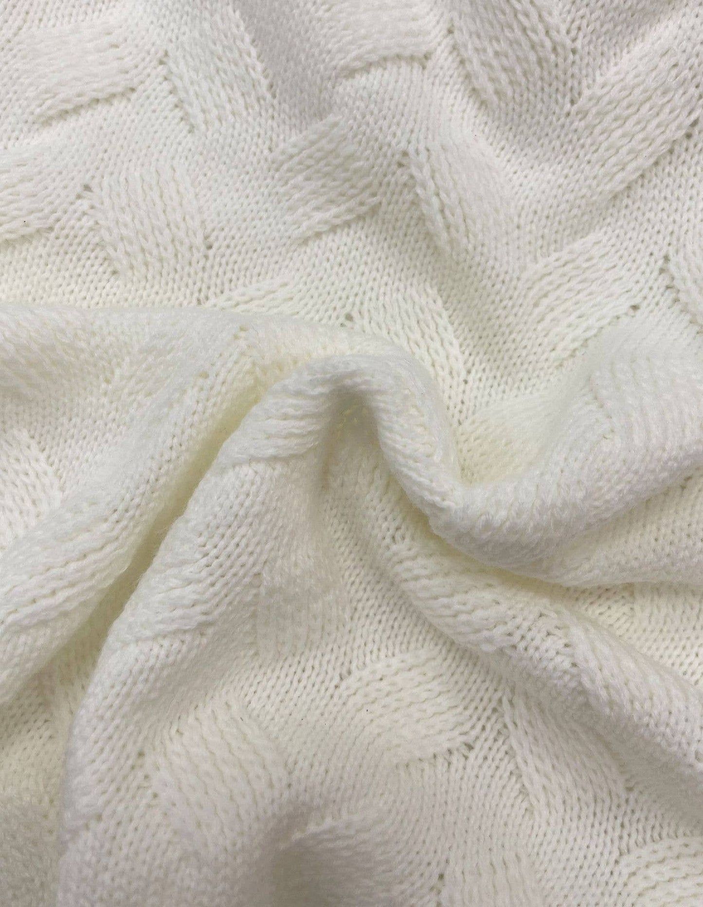 Laid-back high-neck knitted pullover sweater