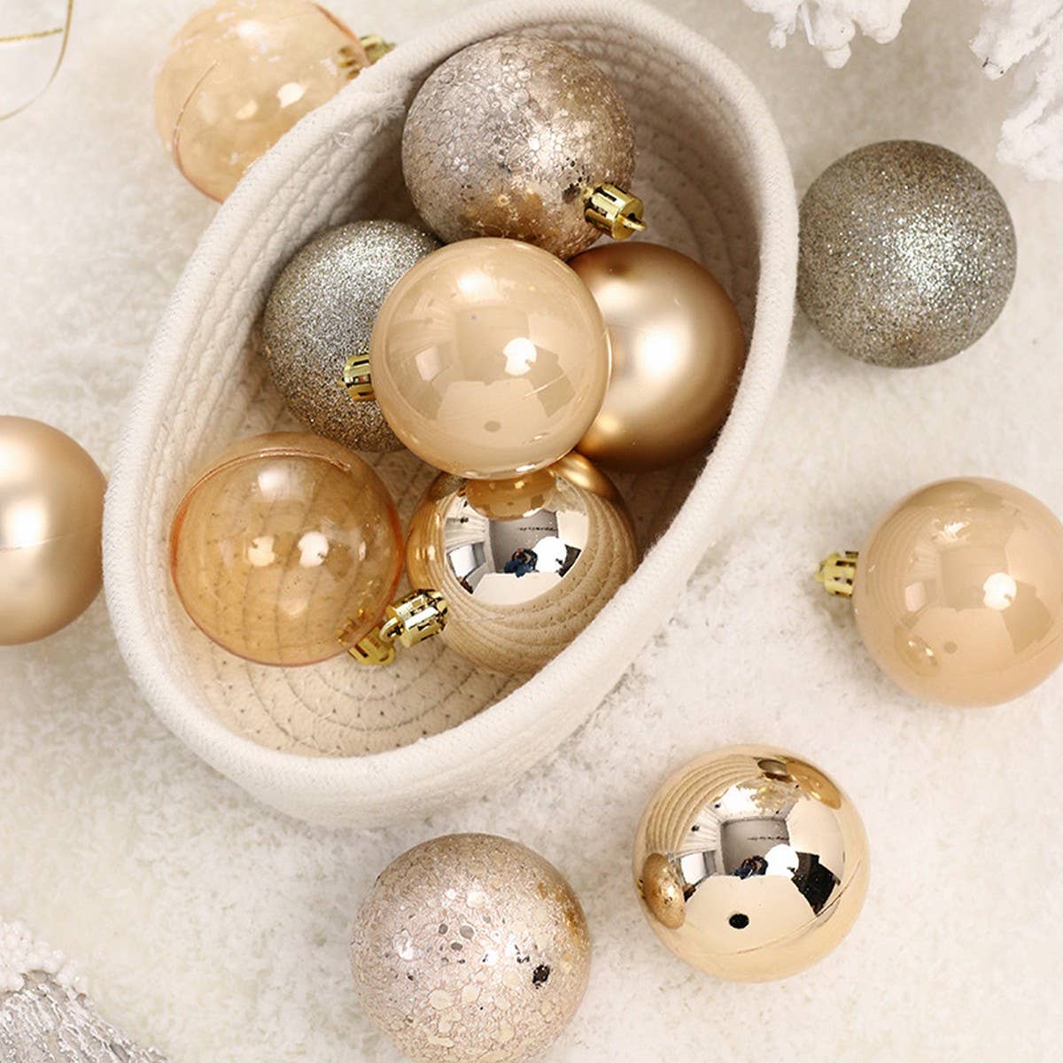 6CM Painted Christmas Balls Set of 12pcs_CWAJE5307