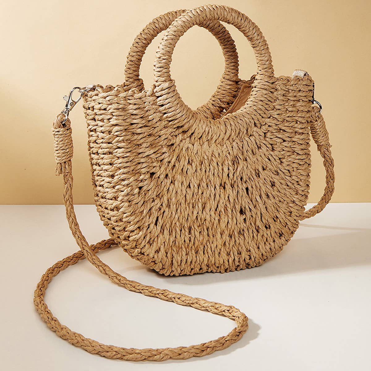 Small Crossbody Bag, Straw Bags For Women_CWAB0804