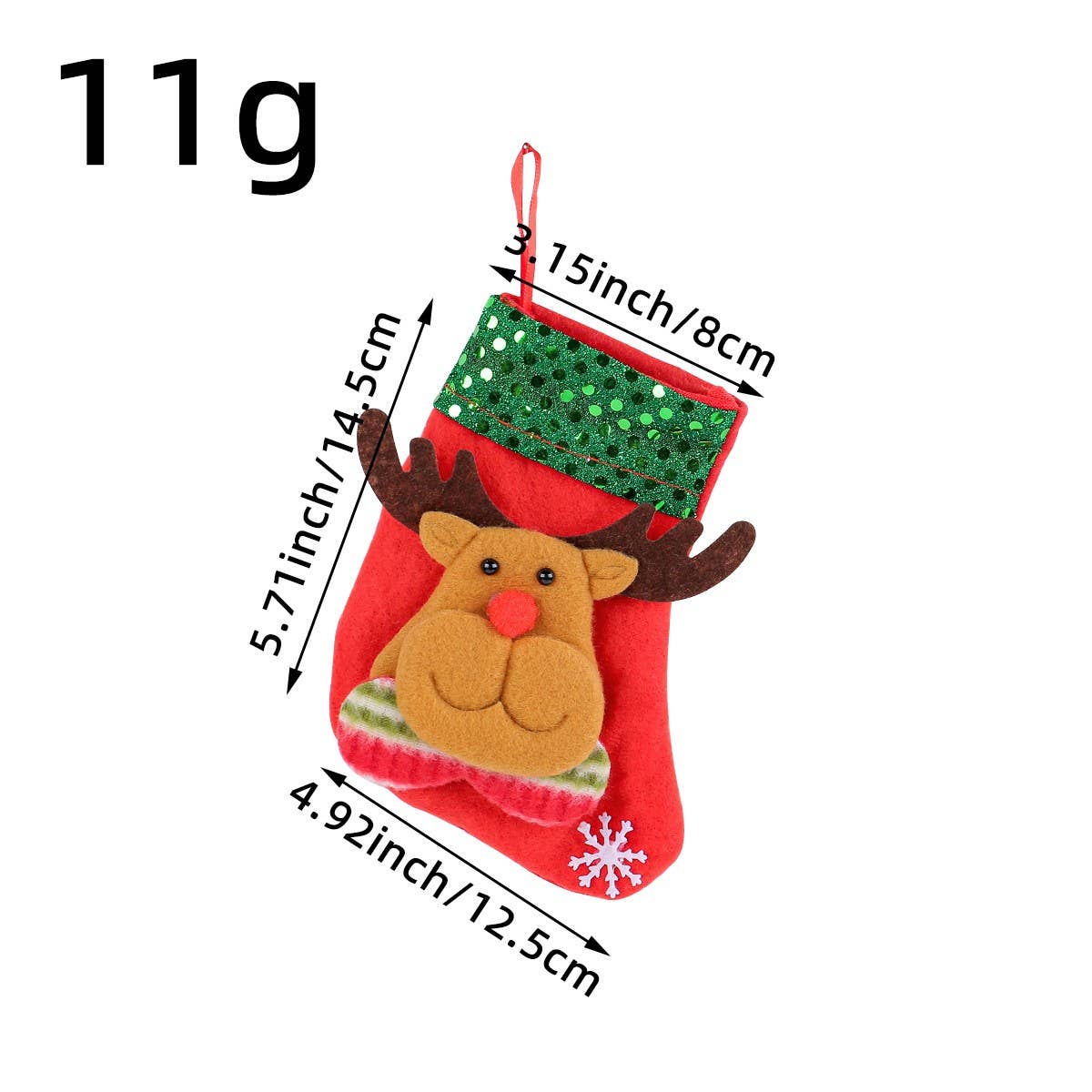 CHRISTMAS DECORATIONS WITH VARIOUS CHRISTMAS SOCKS