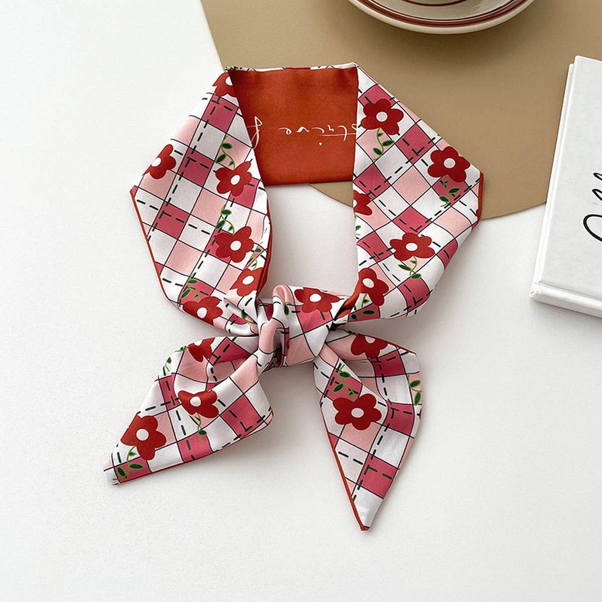 WOMEN'S LONG SILK SCARF FASHION HEADBAND