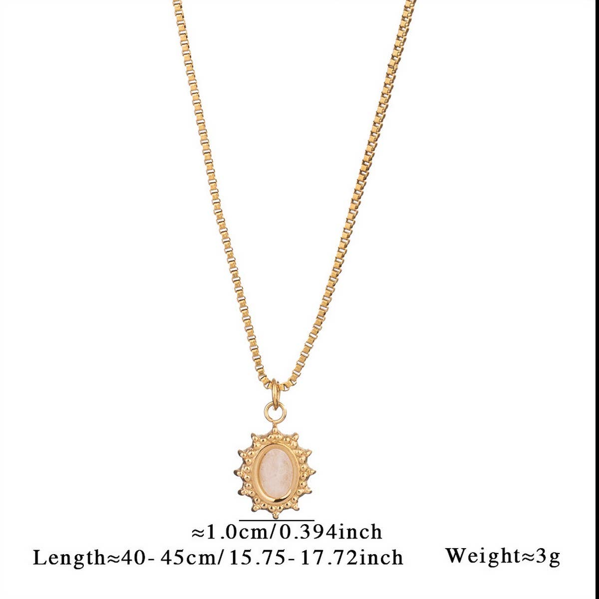 Minimalist Heart Necklace with Blue Tiger's Eye