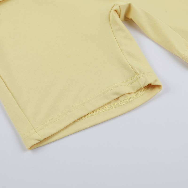 Square Neck Pleated Trendy  Crop Top Set