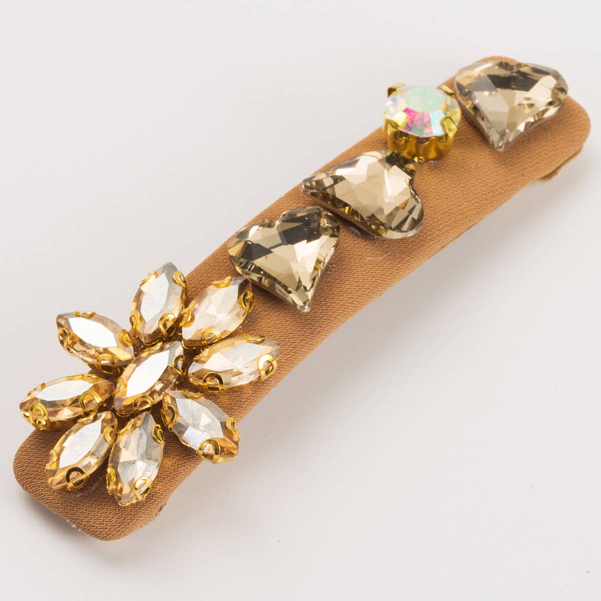 FASHIONABLE AND FRESH HEART DIAMOND SIDE HAIRPIN_CWAHA1768