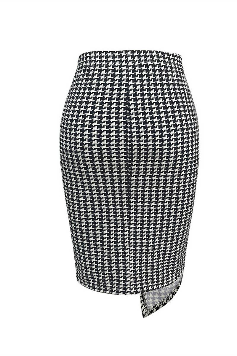 CWBMS0411_ELEGANT AND STYLISH COMMUTER FRONT TWIST SKIRT