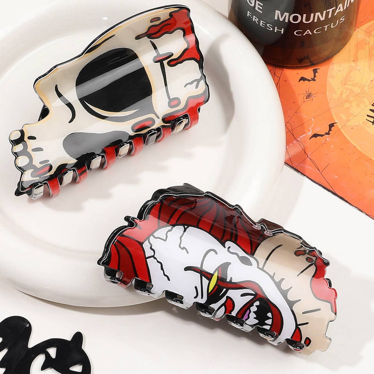 HALLOWEEN 9.5CM HORROR HAIRPIN