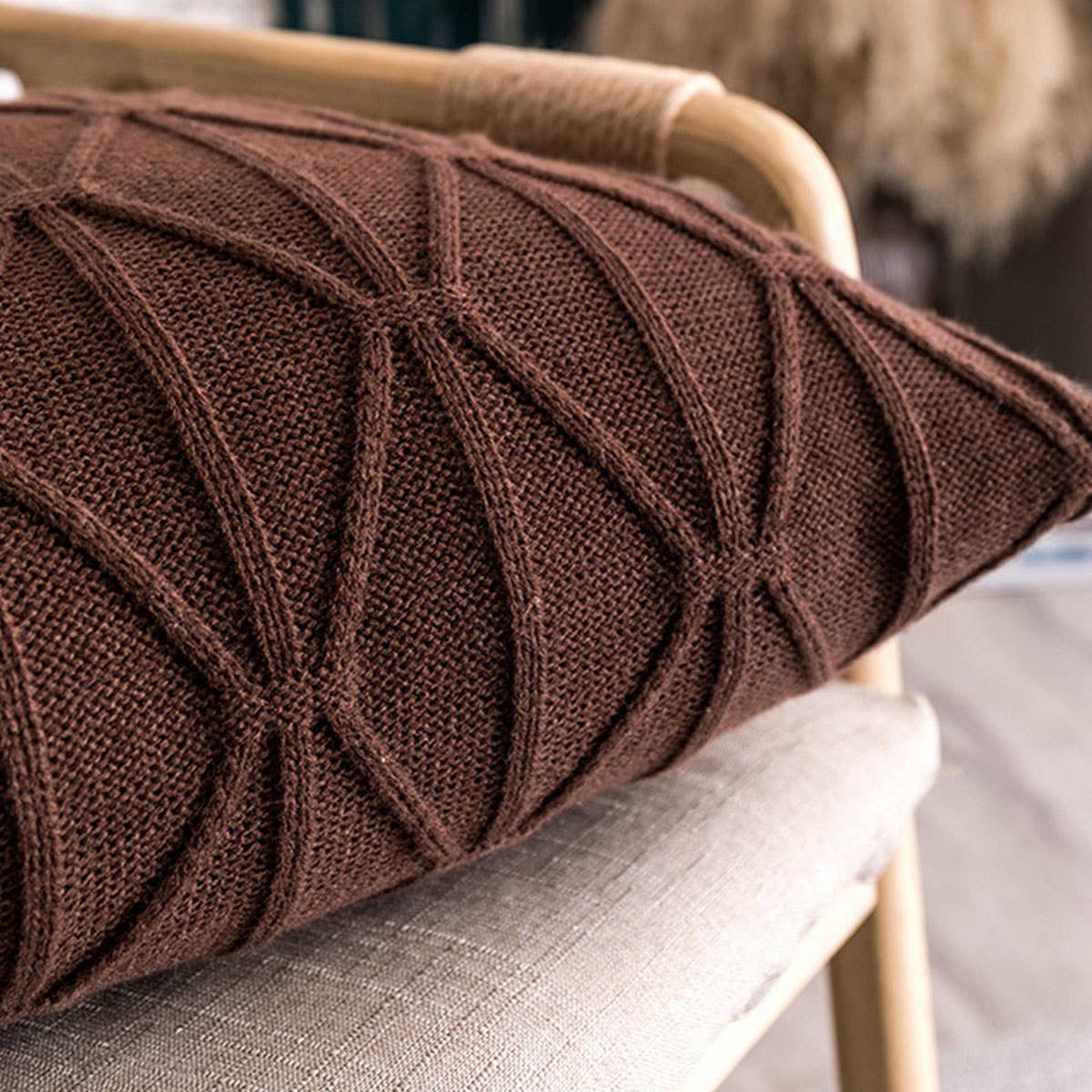 NEW SIMPLE KNOT PILLOW COMFORTABLE THROW PILLOW