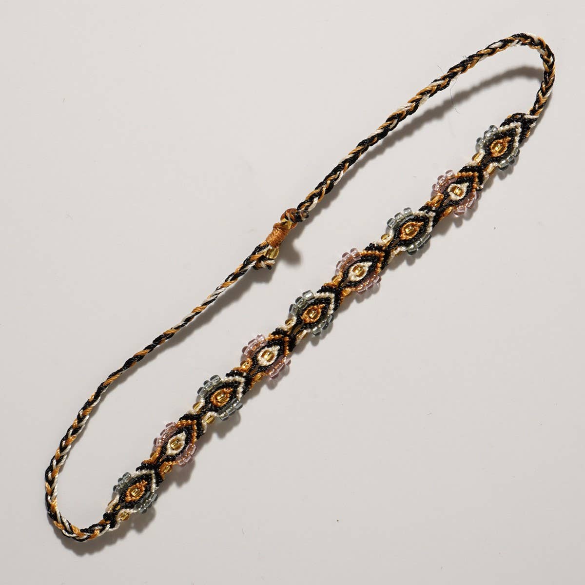 COLORFUL FLOWER RICE BEADS HANDMADE BEADED BRACELET