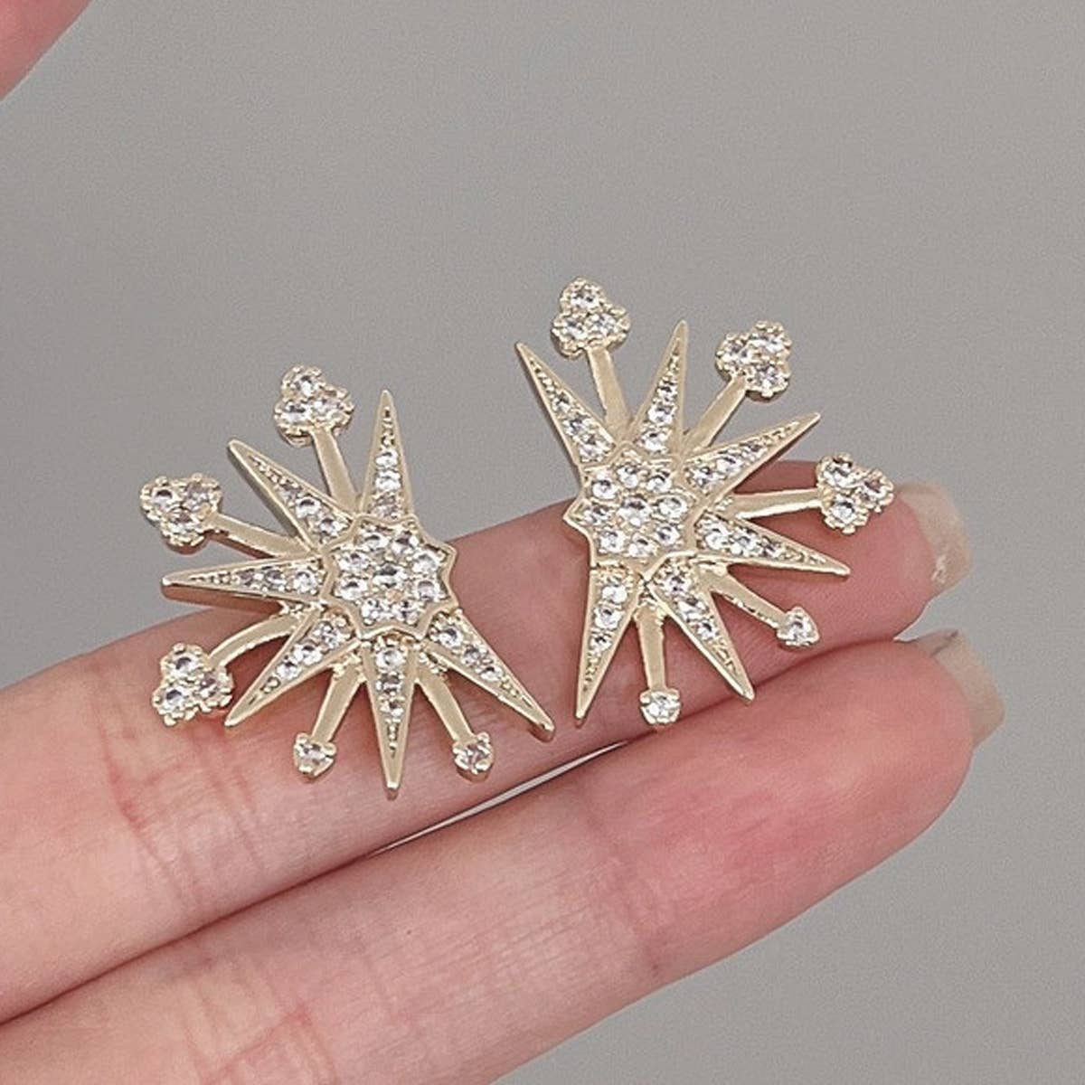 UNIQUE ZIRCON STARLIGHT EARRINGS
