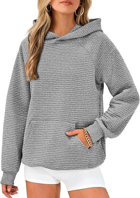 HOODED SPORTS LONG-SLEEVED CASUAL POCKET HOODIE