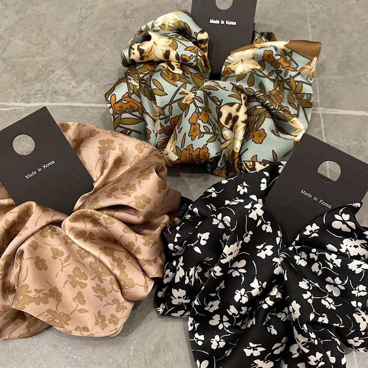 TEMPERAMENTAL SATIN PRINTEDHAIRBAND HAIRACCESSORIE