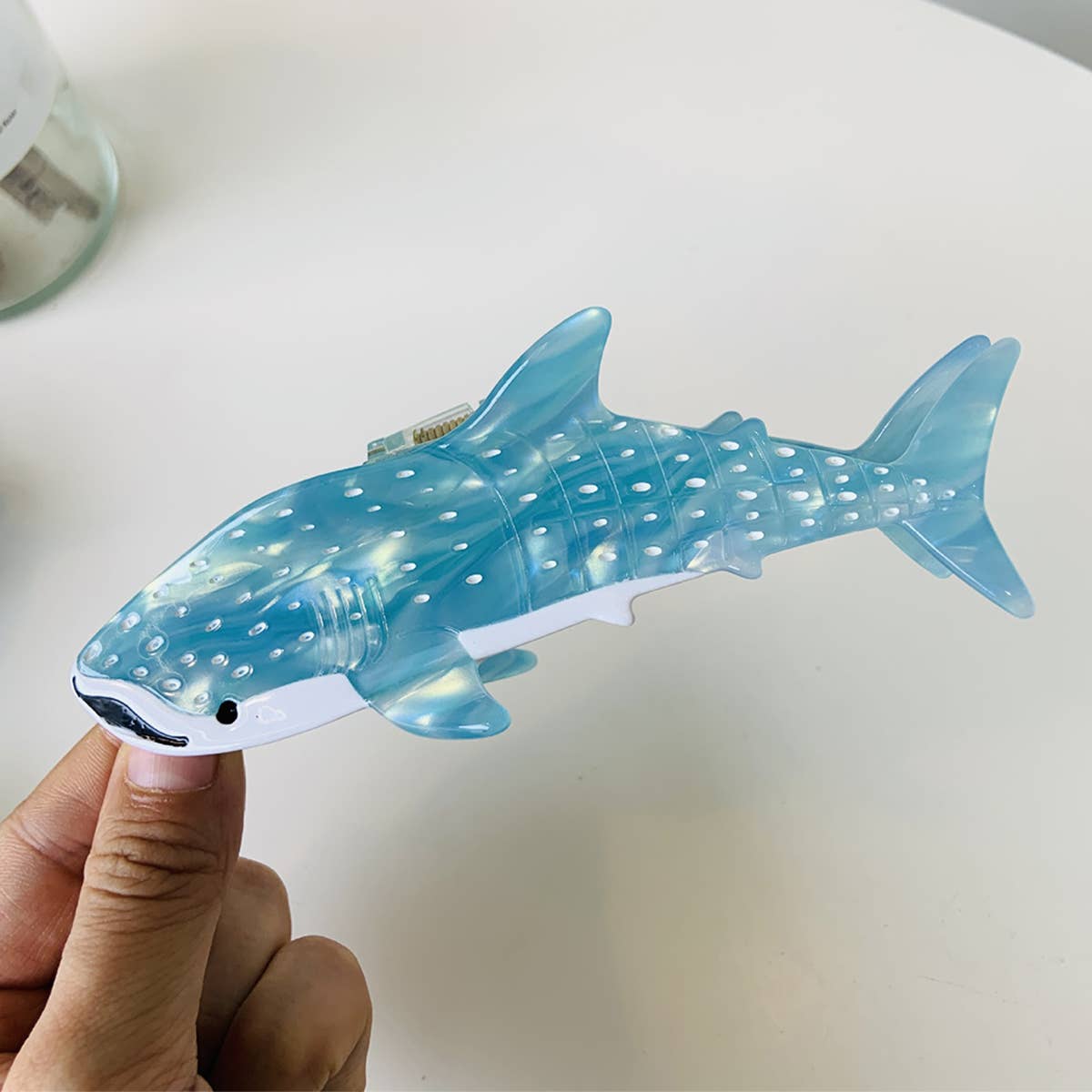 OCEAN WHALE SHELL FISH SEASHELL HAIR CLAW CLIPS_CWAHA0550