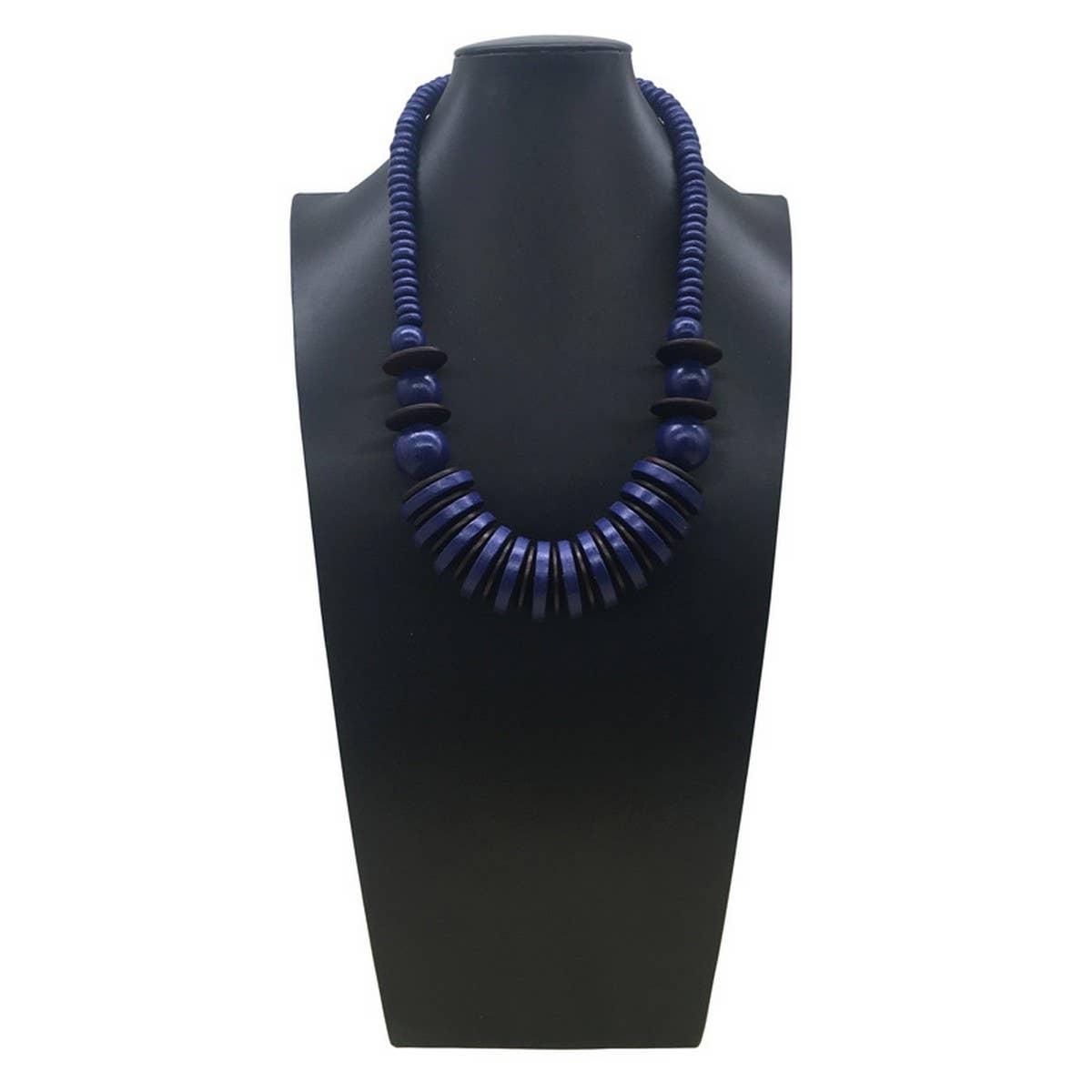 VINTAGE WOODEN BEADS ROUND WOODEN BEADS NECKLACE