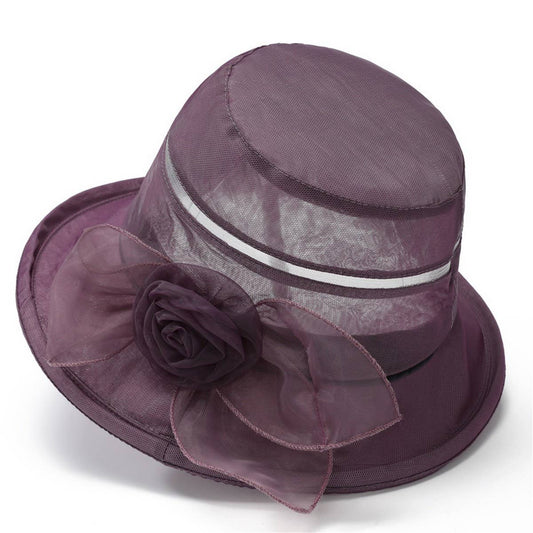 FOLDABLE ROLLED EDGE BREATHABLE SUN HAT_CWAH1501