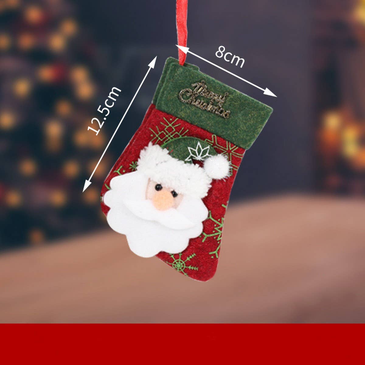 CWMS0923_Christmas Stocking Goodie Bag Hanging Ornament