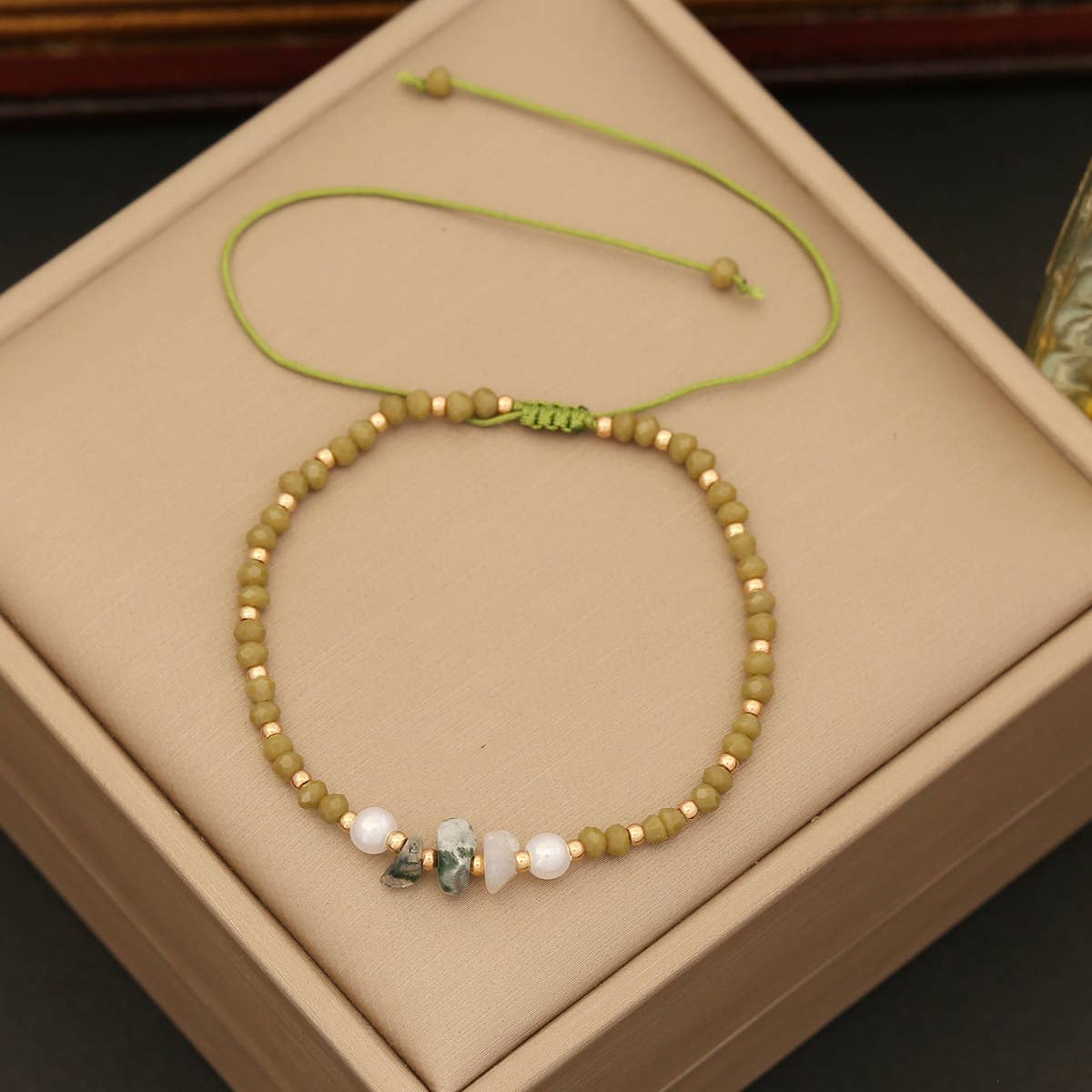 CRYSTAL NATURAL STONE BRACELET WOVEN JEWELRY