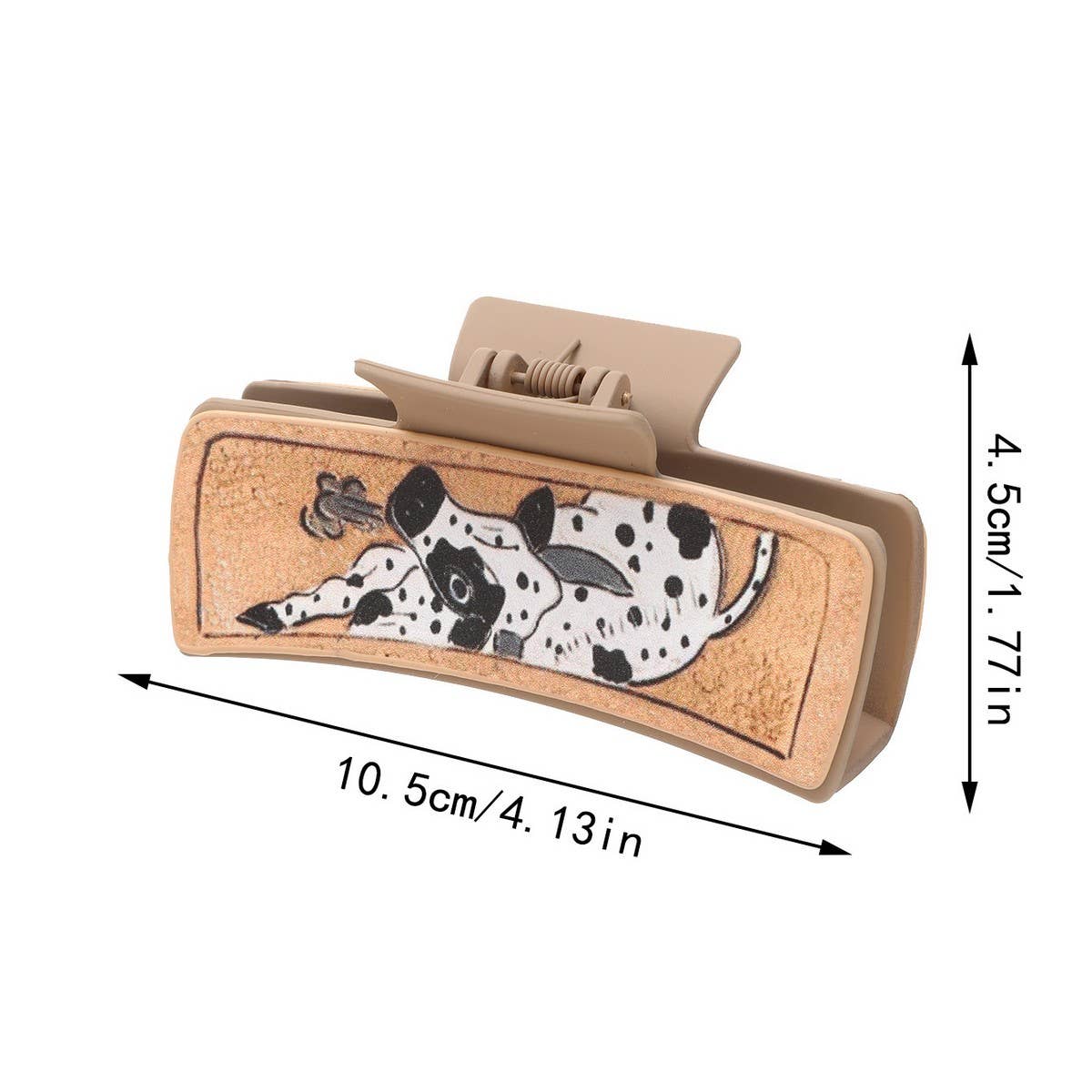 Retro Western Cowboy Faux Leather Hair Claw Clip_CWAHA0610