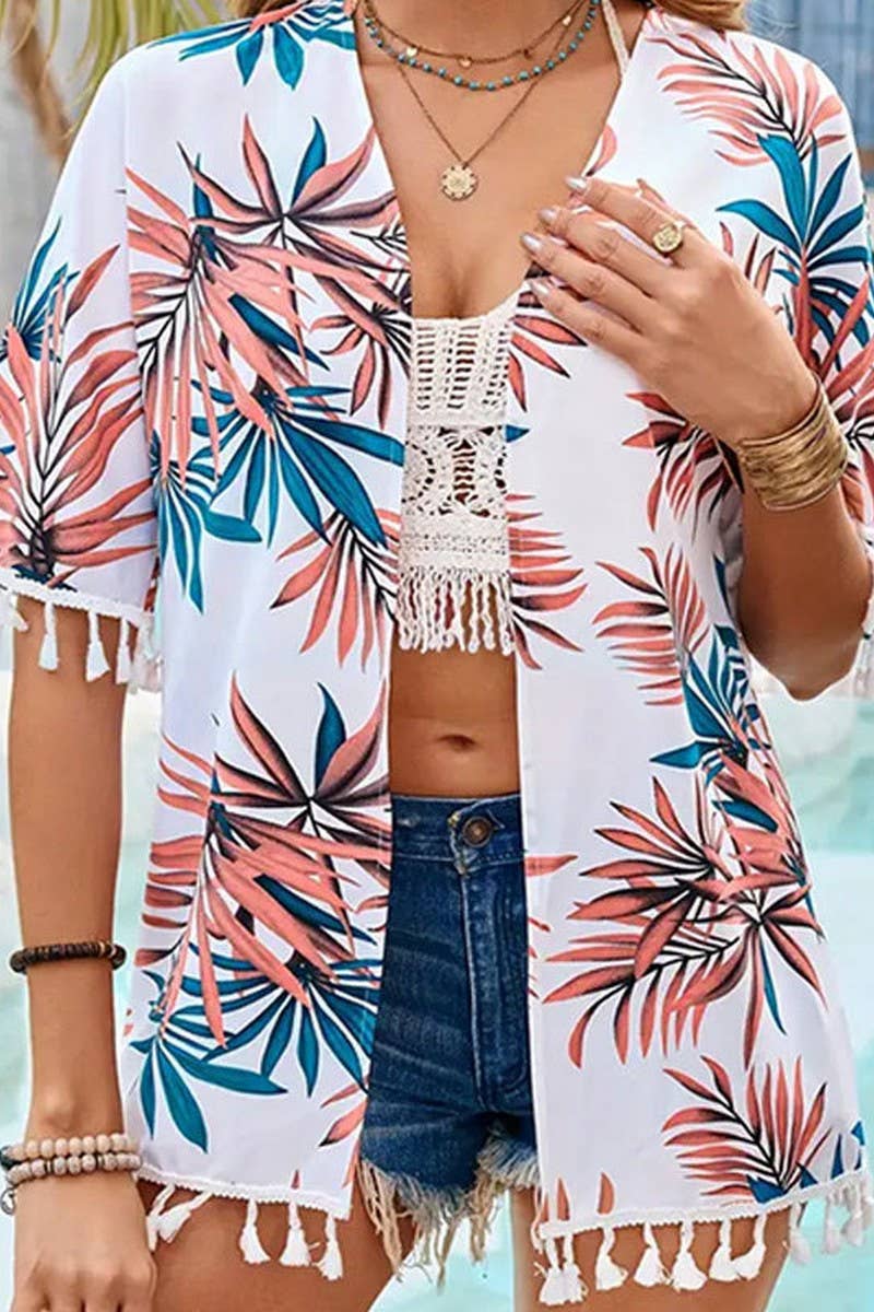 CWOCAS0065_TASSEL PRINT SUNSCREEN LOOSE SHIRT