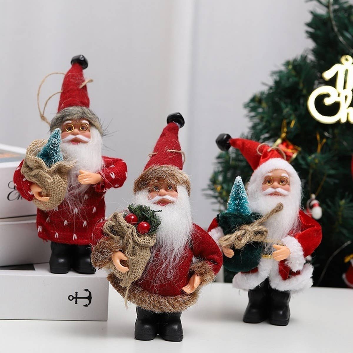 SANTA CLAUS DOLL PENDANT CHRISTMAS DECORATIONS
