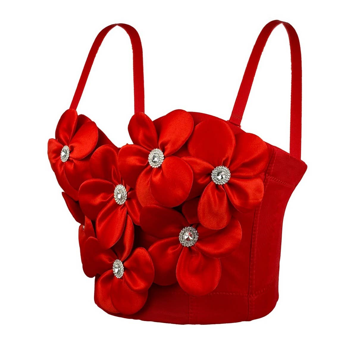 CREATIVE FLOWER HIGH-END HERRINGBONE BRA