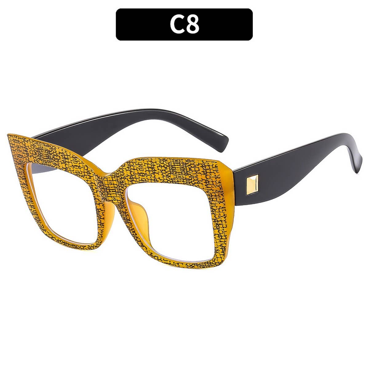 FASHIONABLE LARGE FRAME ANTI-BLUE LIGHT GLASSES